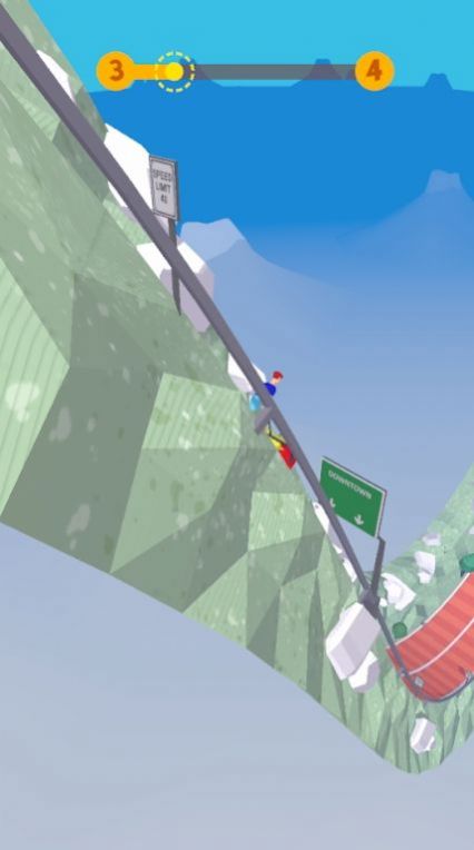 山丘滚轮比赛3D图3
