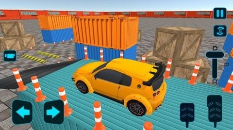 真实现代停车场3D图4