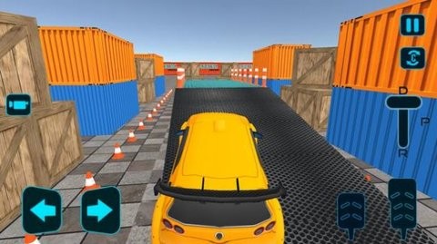 真实现代停车场3D图2
