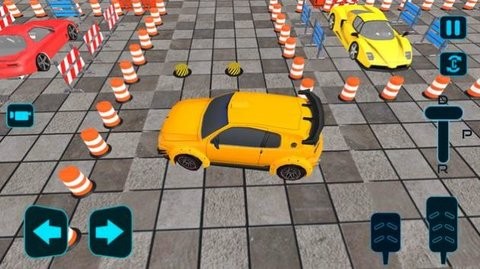 真实现代停车场3D图3