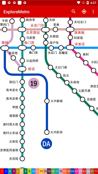 北京地铁线路图图3